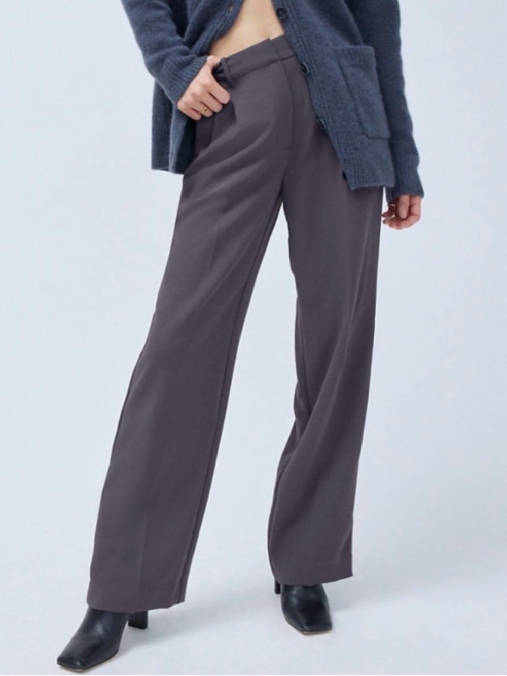 Aritzia | Effortless Pant | Crepette | Elegant Charcoal